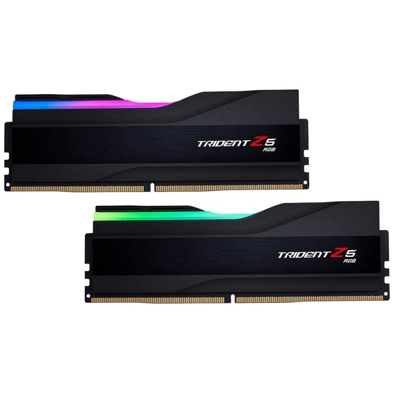 G.Skill Trident Z5 RGB 48GB (2x24GB) DDR5 6400MHz RAM Memory Kit - Black G.Skill Trident Z5 RGB 48GB (2x24GB) DDR5 6400MHz RAM Memory Kit - Black